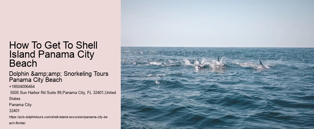 How To Get To Shell Island Panama City Beach