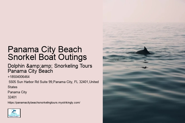 Panama City Beach Snorkel Boat Charters